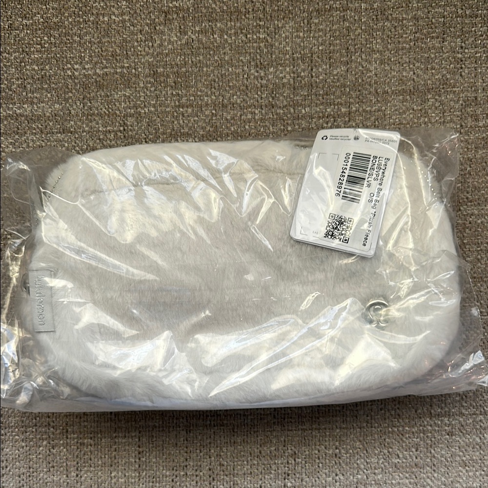 White Faux Fur Fanny from lululemon